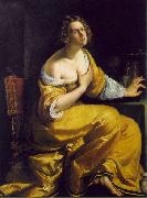 GENTILESCHI, Artemisia Mary Magdalen df USA oil painting artist